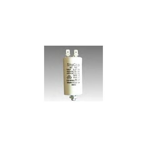 CONDENSATEUR D'EXPLOITATION/MOTEUR CONDENSATEUR 6 UF 6UF 400 V SCHAUM 555006