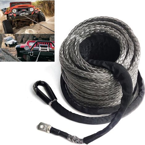 Seil Winde 10,8T Dyneema Forst- Synthetik- Kunststoff- Seil 10mm30m 23809LB DHL (1/5)