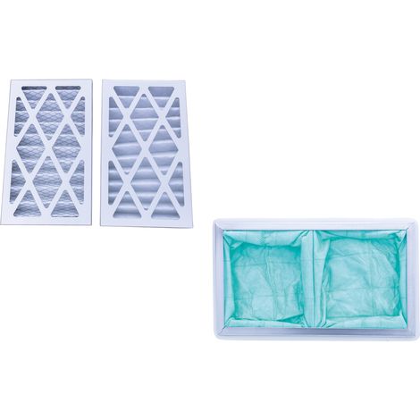 Scheppach Kit de filtre à air - Extérieur : 420 x 245 mm avec filtration 5 µm- Intérieur : 420 x 240 mm avec filtration 1 µm