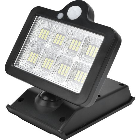 Wasserdichte Solar-Wandleuchte mit 96 LEDs und Fernbedienung, ausgestattet mit Bewegungsmeldern, für den Außenbereich und den Hof (1/5)
