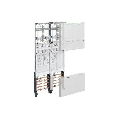 Quadro elettrico Hager zk3en28 3 fasi configurazione 2 campi