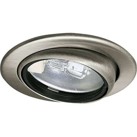 Paulmann 98474 Micro Line Anello di montaggio LED (monocolore), Lampadina Alogena G4 20 W Ferro (spazzolato) (1/2)