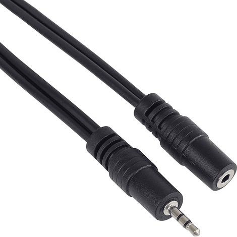 Goobay 50458 cable de audio 2 m 2,5mm Negro - Cables de audio (2,5mm, 2,5mm, 2 m, Negro) (1/3)