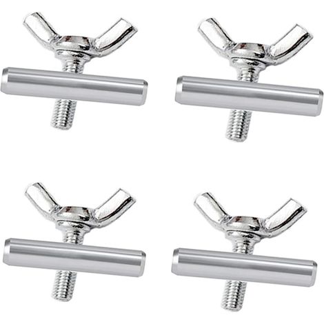 Juego de 4 topes para riel de cortina de 8 mm para caravana, autocaravana, barco, tienda de campaña, toldo, accesorios, 25 mm x 8 mm