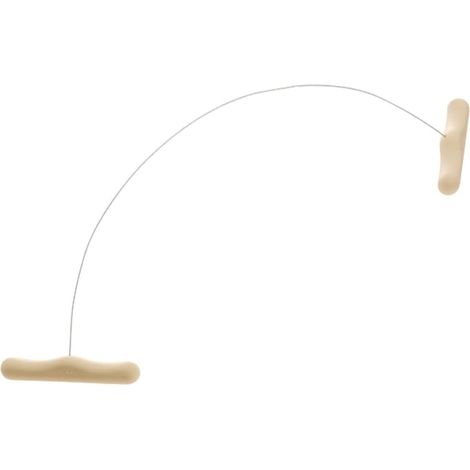 10 - Fil à Couper le Fromage - Accessoire Cuisine - Coupe Nettes et Précises - Pour Beurre et Fromage - Inox - 60 cm
