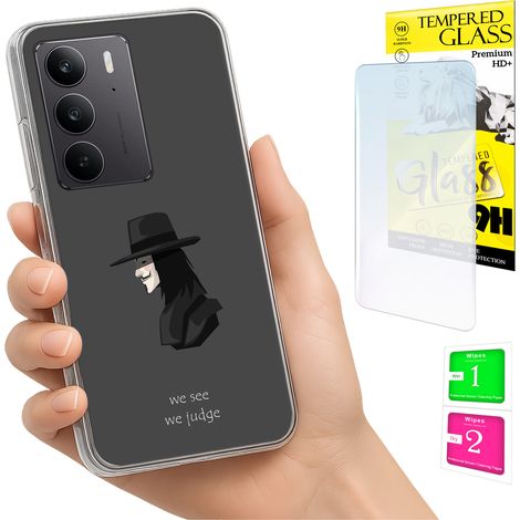 Funda para Realme C75 / 14X 5G con cubierta trasera para fotos y cristal 9H. (1/5)
