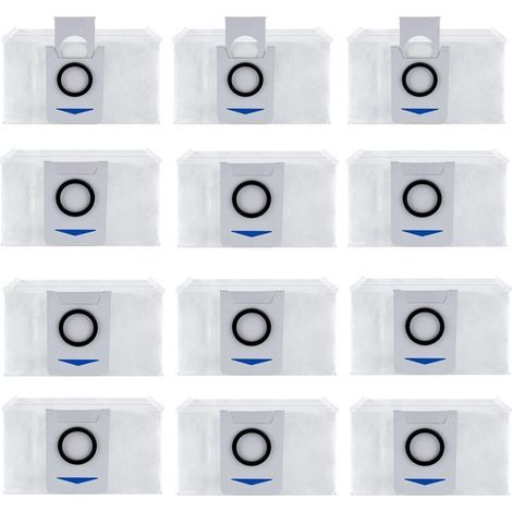 12er-Pack Staubsaugerbeutel-Zubehör für Ecovacs Deebot X1 Omni / X1 e Omni, Ersatz-Staubbeutel für Staubsauger (1/5)