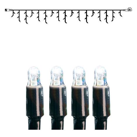 System LED "LED Eisregen-Lichterkette 3m" 50 LED´s, kaltweiß, IP44 (1/5)