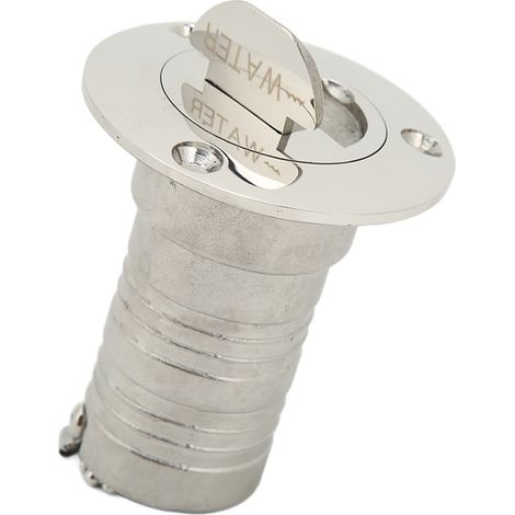 Bouchon de remplissage pour pont marine en acier inoxydable brillant, sans serrure, pour bateaux et caravanes (1/5)