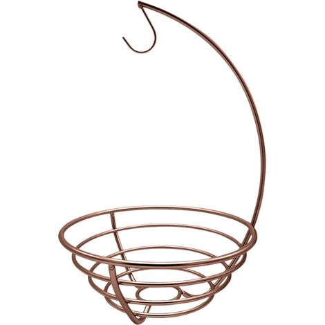 Corbeille à fruits de table avec support à bananes, rangement vertical moderne pour fruits et légumes, table de cuisine avec support à bananes (1/5)