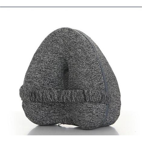 Coussin orthopédique ergonomique pour les jambes en mousse à mémoire de forme, genouillère grise-AquaForge (1/5)