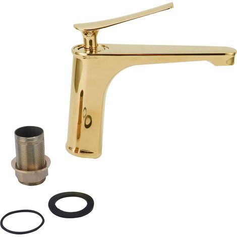 Robinet de lavabo, Robinet monotrou Robinet de lavabo Robinet de cuisine Robinet d'eau pour toilette pour cuisine pour salle de bain pour coiffeuse(G9/6).