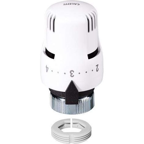 Mando termostático, sensor incorporado CALEFFI 200000  Blanco
