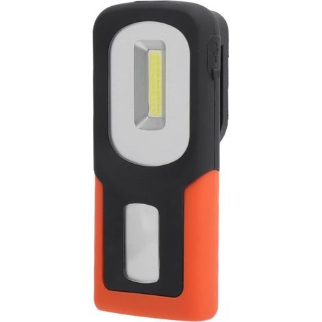 Lampe travail COB USB – crochet rotatif 360° – camping / randonnée / réparation voiture urgence (1/5)