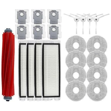 Accessoires compatibles avec le robot aspirateur Qrevo P10 : brosse principale, filtre, brosse latérale, sac à poussière, etc. (1/5)