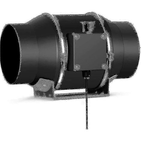 Ventilateur d'extraction réglable -100 mm, extracteur d'air 350 m³/h avec variateur de vitesse Dontodent - Le meilleur