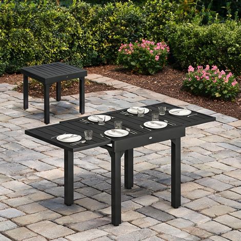 Table de jardin réglable de 4 à 6 cm 160 x 80 x 75 cm (1/5)