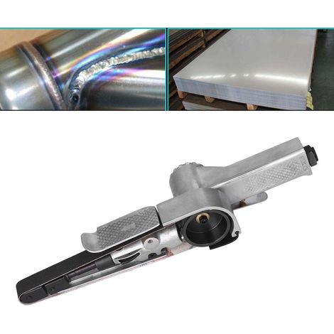 20 x 520 mm pneumatischer Bandschleifer, 50 mm (2 Zoll) Ringbandschleifer, Schleifmaschine, Drahtzieh- und Poliermaschine, KP-698 Schleifmaschine (europäische Bauart) (1/5)