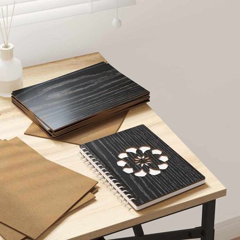 Paneles Decorativos 12 pcs Roble negro 21 x 30 x 0.3 cm (1/5)