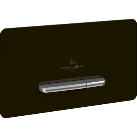 Villeroy & Boch ViConnect - Control de descarga, vidrio negro V99442RB