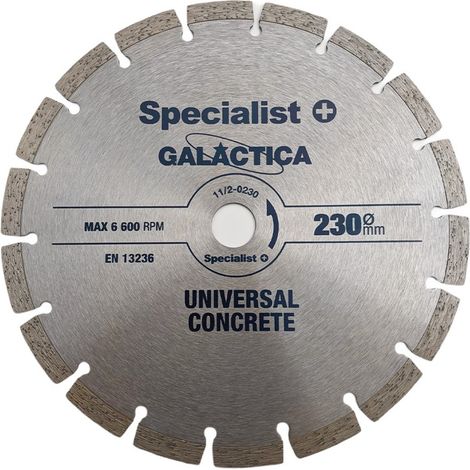 Disque a meuler diamant Specialist GALACTICA 11/2-0230 230 mm