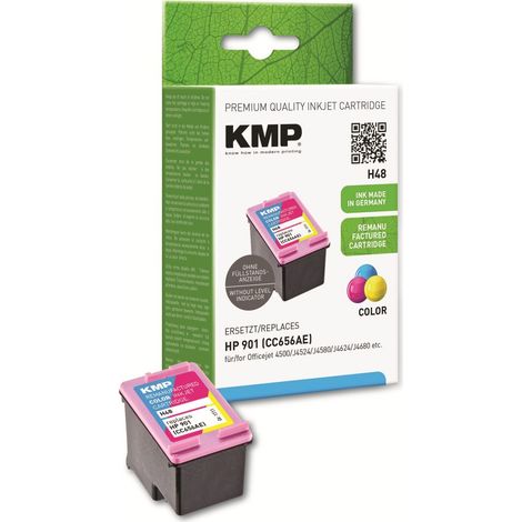 KMP H48 Tintenpatrone color kompatibel mit HP CC656AE Druckerpatronen