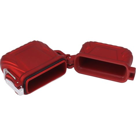 Lot de 2 étuis pour lampe torche étanches IP56, robustes et portables, idéaux pour le camping et les voyages en extérieur (rouge). (1/5)