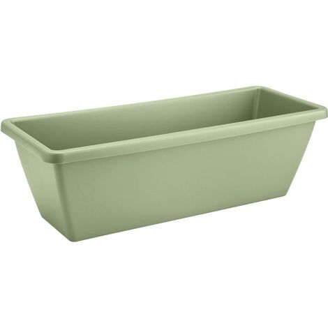 JARDINIÈRE POT BARCELONA AUGE 70CM VERT PISTACHE (1/3)