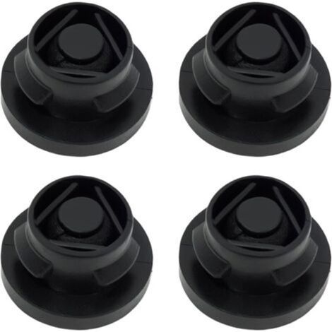 4pcs Silent-bloc de circuit d'admission d'air support filtre à air Filtre à Air de Voiture en Caoutchouc compatible avec Peugeot Noir (1/4)