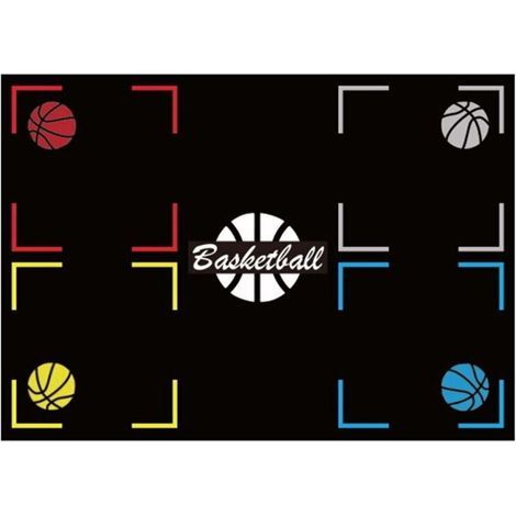 FENOPLASTICATapis d'Entraînement de Basketball - Semelles en Caoutchouc Silencieuses et Antidérapantes, pour la Maison et les Enfants, Compatible avec les Jouets de Sport et d'Extérieur.