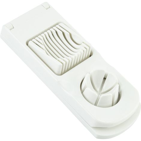 Coupe-œufs 2 en 1 en acier inoxydable pour un tranchage uniforme