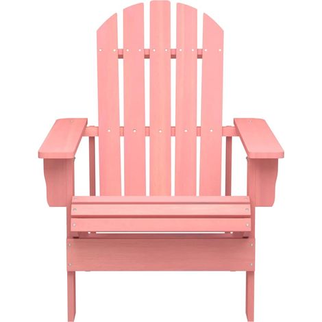 Maison Exclusive - Sedia Giardino Adirondack in Legno Massello di Abete Rosa (1/5)