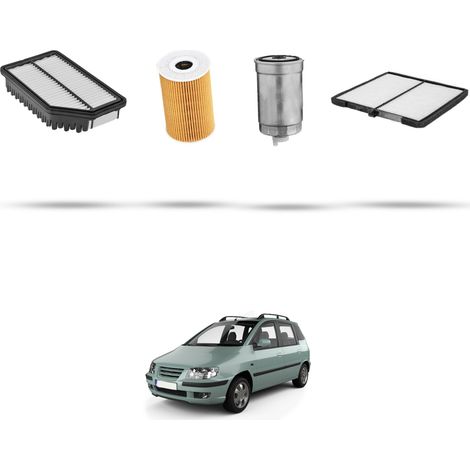 Kit tagliando 4 filtri compatibile con Hyundai Matrix 1.5 CRDi 81kw dal 2008 (1/5)