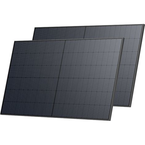 2 PANNEAUX SOLAIRE RIGIDE 520W - ECOFLOW