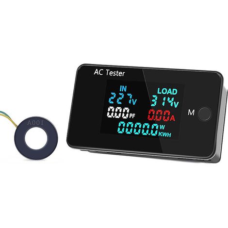 Digitales Wechselstrom-Doppelspannungsmessgerät 0-500V Voltmeter 0-100A Amperemeter