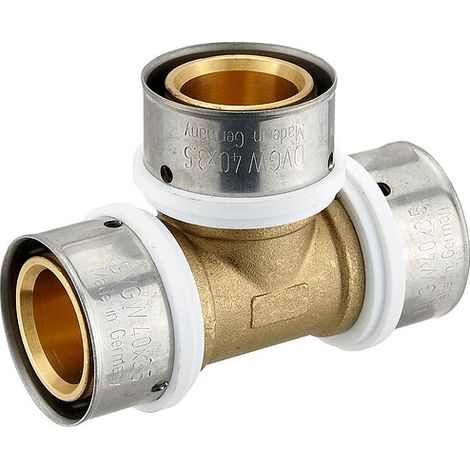 Pressfitting-T-Stück 40 x 3,5 - 40 x 3,5 - 40 x 3,5 mm für MV-Rohr