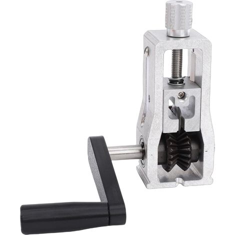 Machine à dénuder les câbles manuelle, à entraînement par perceuse ou par manivelle. Machine à dénuder les câbles en alliage d'aluminium pour câbles souples et câbles haute tension. (1/5)
