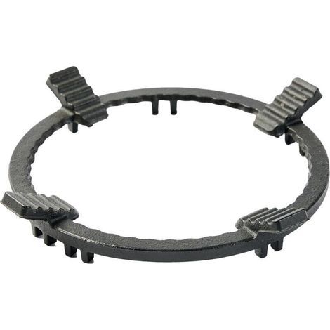 Anneau de support de wok en fonte, support de wok antidérapant, support de poêle rond de 8,3 pouces pour cuisinière à gaz (1/4)