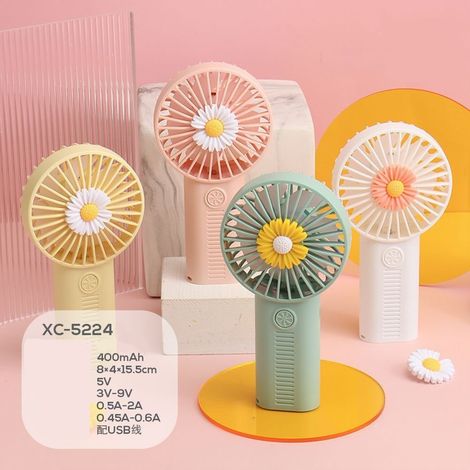 Trade Shop - MINI VENTILATOR EMPFEHLEND USB MARGHERITA REACH TRAVEL XC-5224 - (1/2)