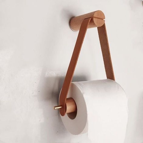 Porte-Rouleau Vintage En Bois Mural,Support Derouleur Porte Papier Toilette Pour Porte Rouleau De Papier Toilette