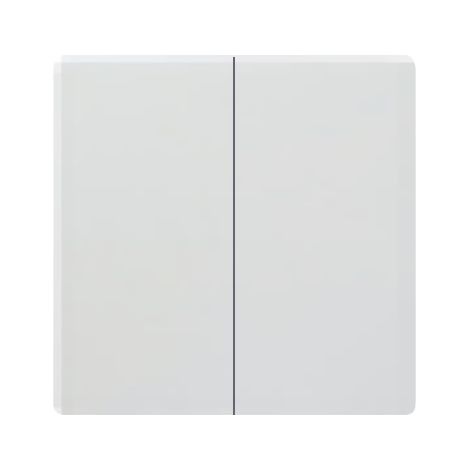 Interrupteur à clé double blanc Siemens Delta Style 5TG72701WH00