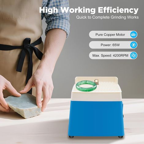 4200R Ponceuse électrique pour peinture sur verre, mini broyeur électrique, puissance 65 W pour carreaux de mosaïque, vitrail, céramique, décoration de maison, artisanat (1/5)