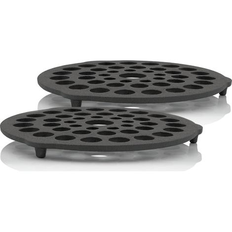 BBQ-Toro Dutch Oven Einsatz aus Gusseisen (2 Stück), Ø 20 cm, preseasoned - bereits eingebrannt (1/3)