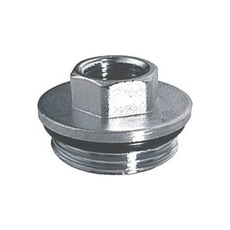RIDUZIONE TERMINALE CROMATA PER COLLETTORI (FAR) Misura: 1" x 3/8
