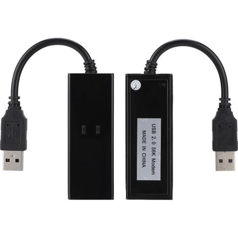 56K-Faxmodem, Plug-and-Play-USB-Modem, Hochgeschwindigkeits-Einwahlmodem kompatibel mit dem V.92-Protokoll, USB-betriebenes Modem, externes Faxmodem, mit Ständer (1/4)