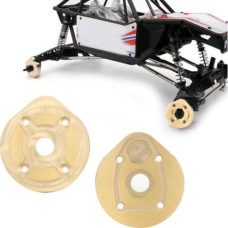 1 Paire de Caps de Châssis en Laiton pour Équilibrage Avant/Arrière Axial Capra 1.9 (1/5)