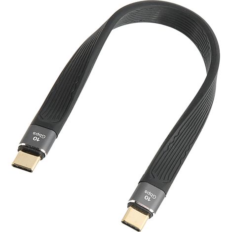Câble USB-C Mâle à Mâle 10Gbps, Charge Rapide 100W PD, Compatible Vidéo 4K 60Hz (1/5)