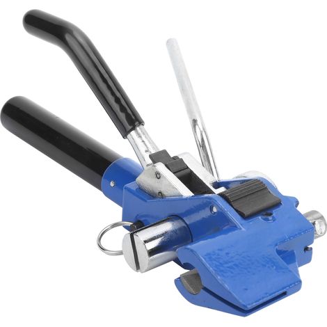 Pinces à collier de serrage en acier inoxydable, pistolet de coupe avec réglage par molette, outil de serrage de fil ZDQ-002 (1/5)