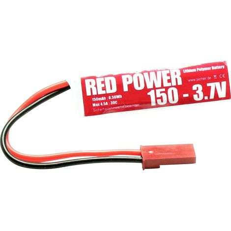 Red Power Modellbau-Akkupack (LiPo) 3.7 V 150 mAh Softcase JST