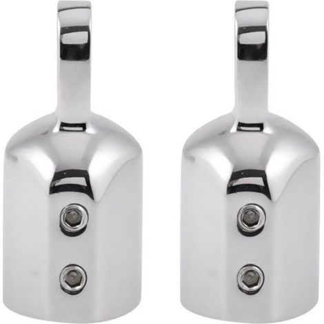 Accessoires pour auvent en acier inoxydable 316 : capuchon lisse double face 22 mm/25 mm, quincaillerie 1/25 mm, capuchon lisse double face de positionnement de précision pour auvent. (1/3)